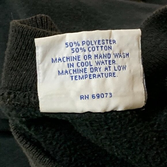 Chicago Blackhawks NHL Sweatshirt Medium Black 1991 All Star Game Hockey Team - Picture 10 of 11